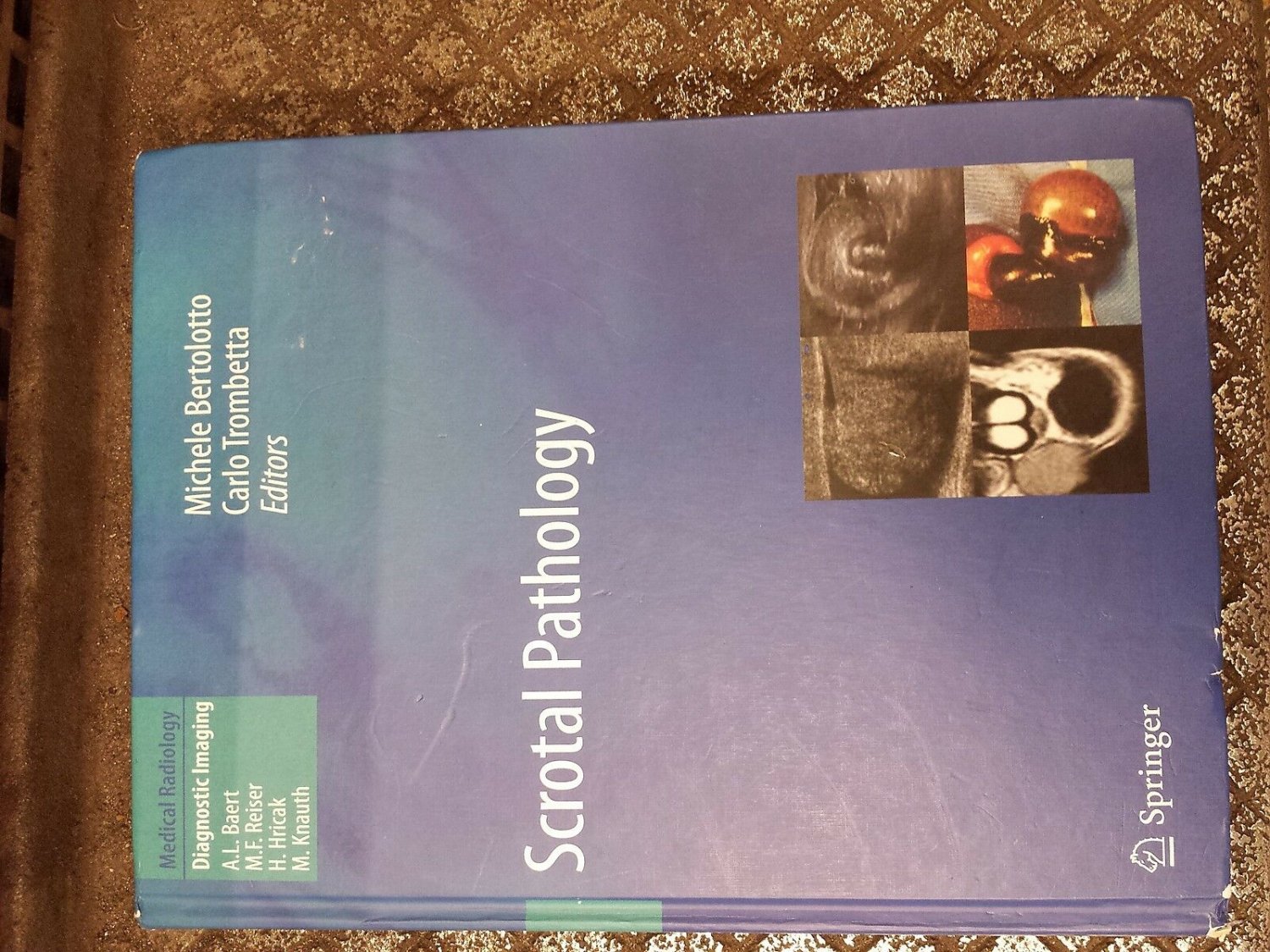 Scrotal Pathology Bertolotto Trombetta Carlo springer Medical Radiology 2011
