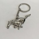 New Ford Mustang Silver Metal Pony Key Chain
