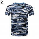 Students Unisex Summer Camouflage Combat T-Shirt