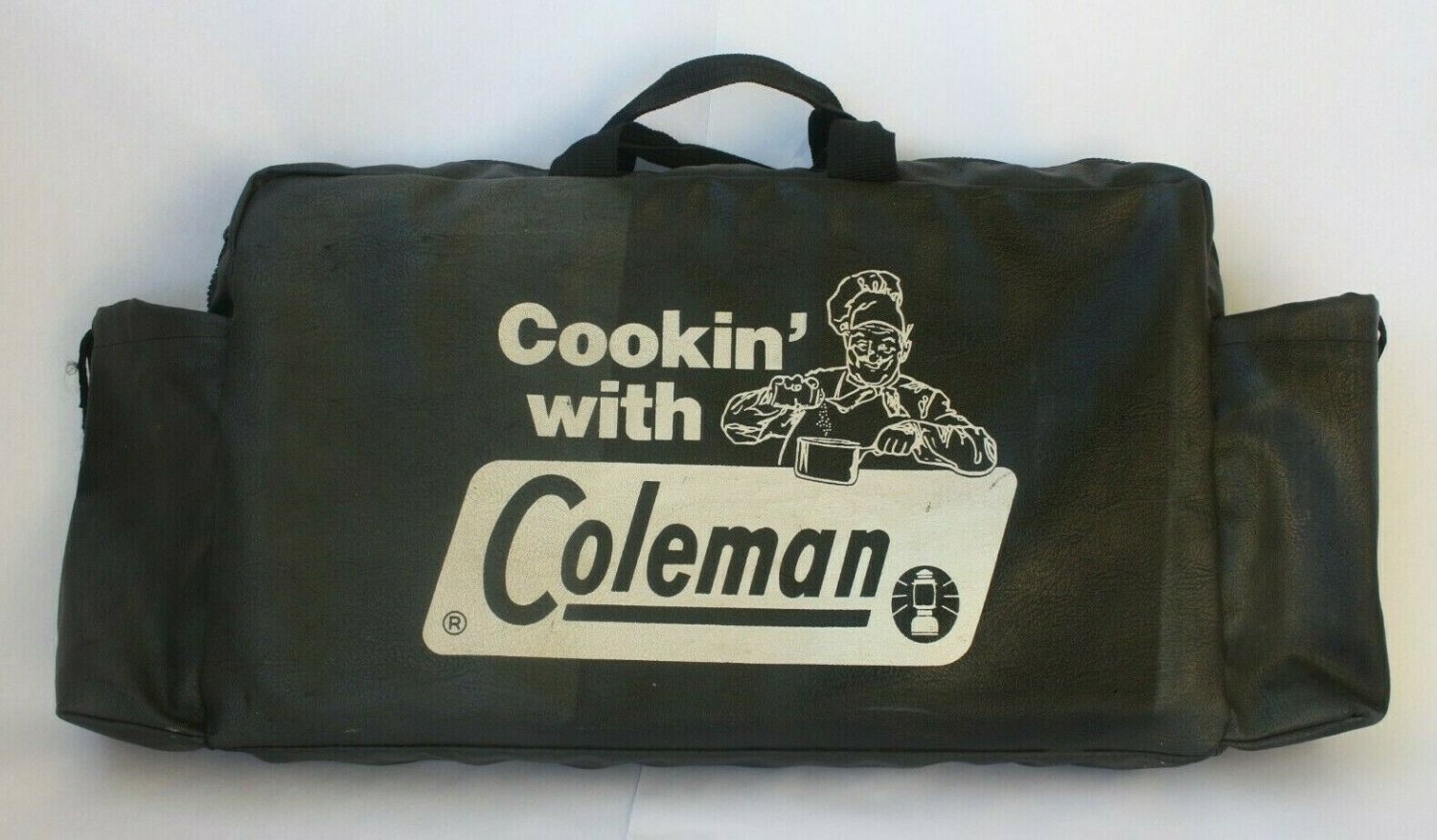 COLEMAN PROPANE CAMPING STOVE 5400 A 708 WITH COOKIN WITH COLEMAN