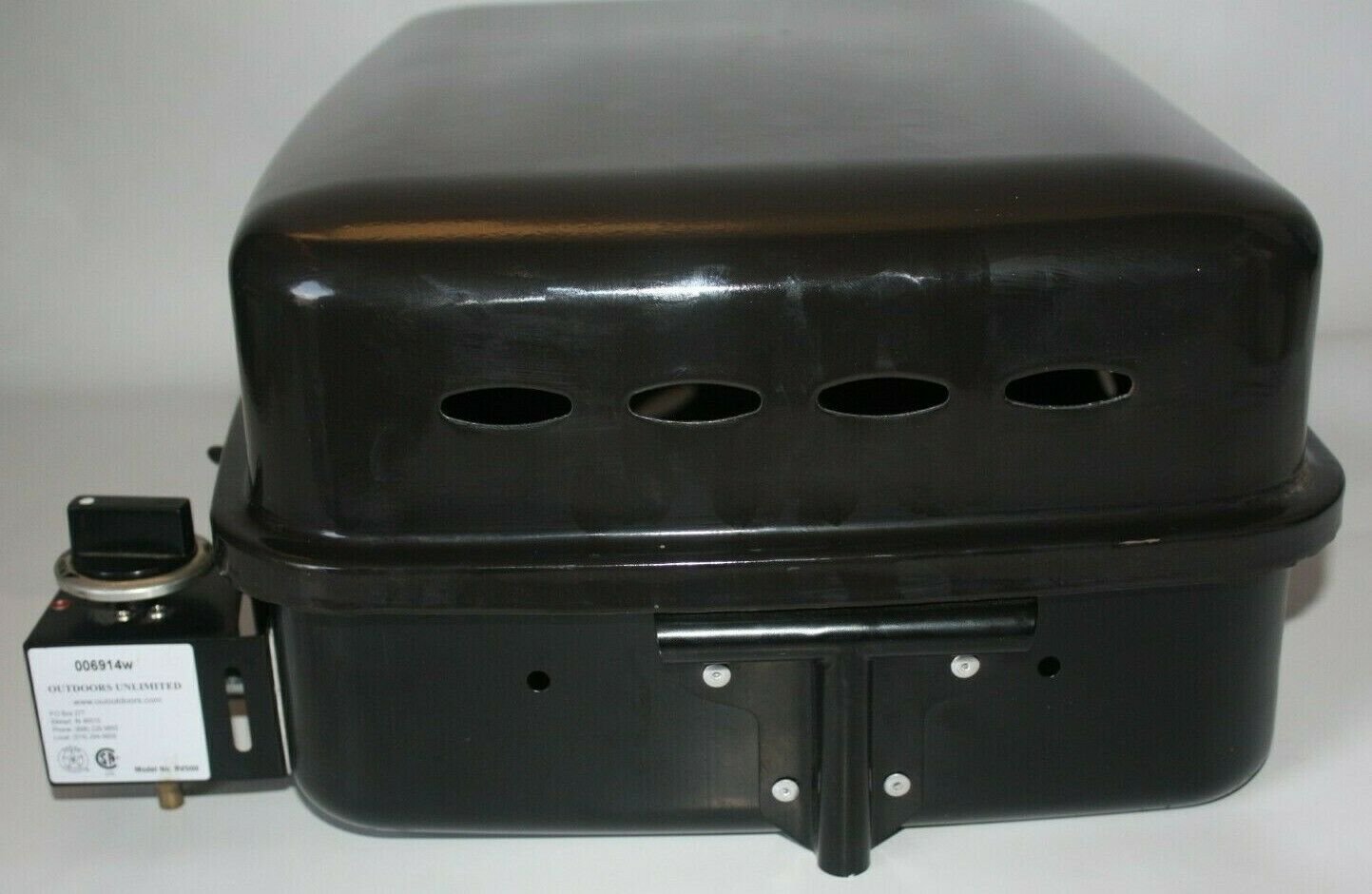 OUTDOORS UNLIMITED RV500 PROPANE BARBECUE SIDE KICK RV GRILL