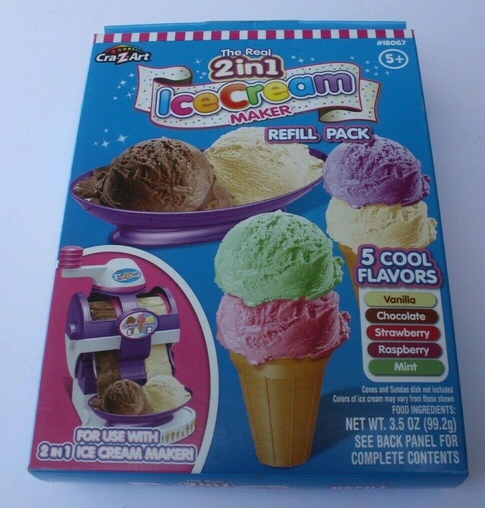 CRAZART THE REAL 2IN1 ICE CREAM MAKER REFILL PACK 18067