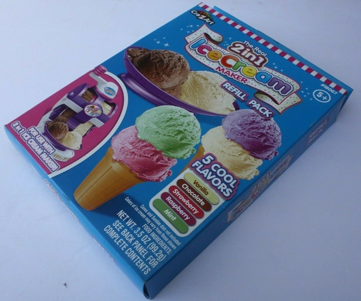 CRAZART THE REAL 2IN1 ICE CREAM MAKER REFILL PACK 18067