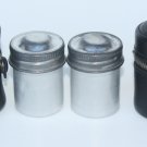 35mm Film Metal Storage  canisters with Zipper Pouches