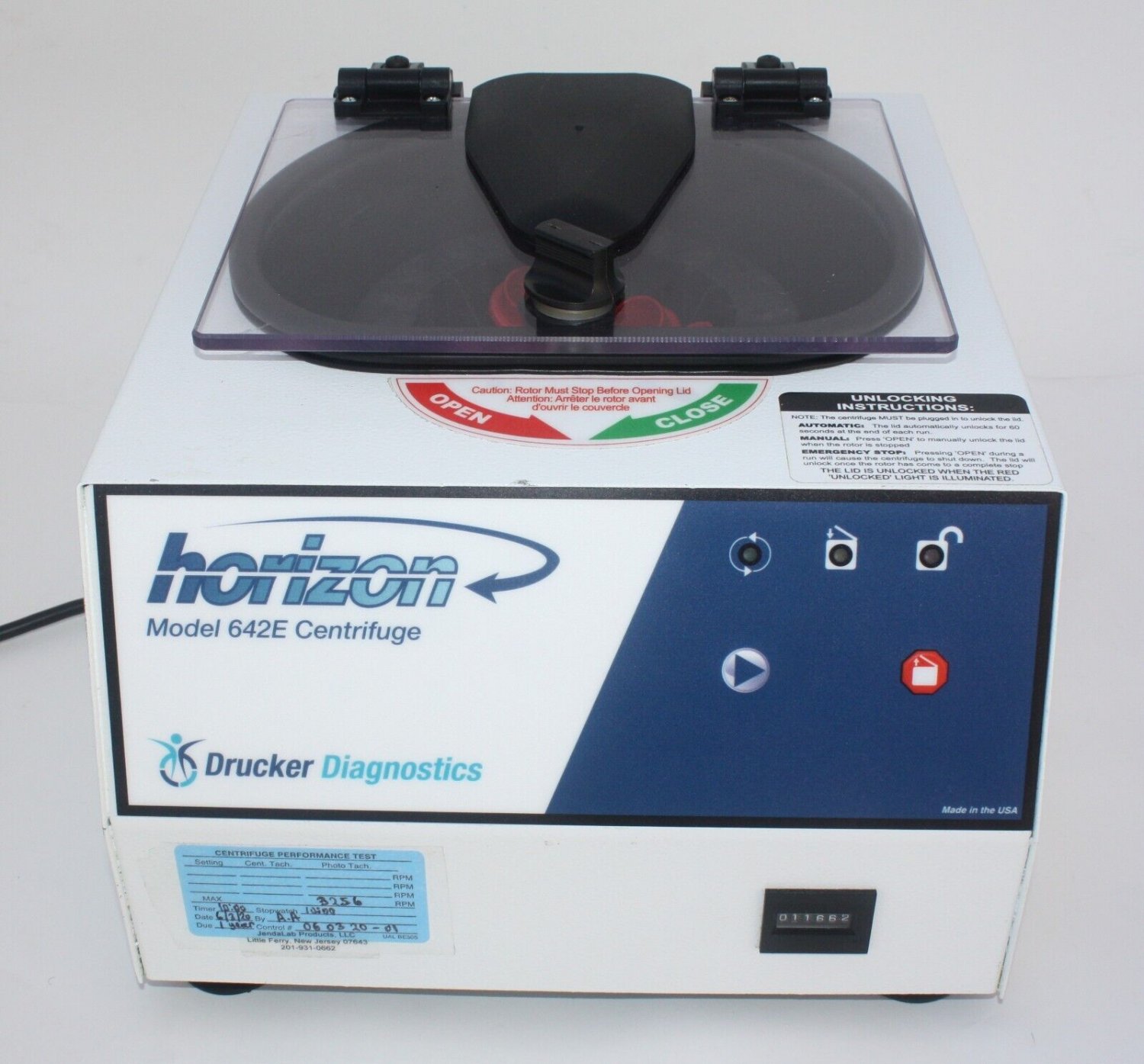 Horizon Centrifuge 642E Drucker Diagnostics