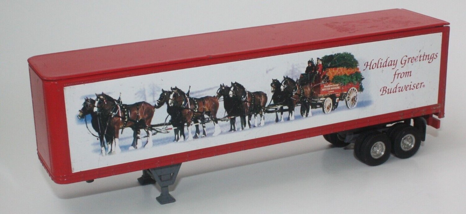 Budweiser Holiday Greetings Tractor Trailer Only from 1997