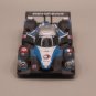 HO AFX - Tomy Slot Car Black Silver Blue #9 Peugeot Le Mans on a MEGA G Chassis