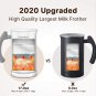 HadinEEon Milk Frother 17oz Electric Milk Frother Steamer Stainless Steel Auto Hot/Cold and Warmer