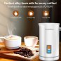 HadinEEon Milk Frother 17oz Electric Milk Frother Steamer Stainless Steel Auto Hot/Cold and Warmer