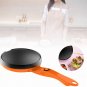 Portable Electric Crepe Maker, 110V Non-Stick Coating Crepe Pan, Auto Temperature Control for Crepes