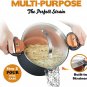 Gotham Steel 5 Quart Multipurpose Pasta Pot with Strainer Lid & Twist and Lock Handles