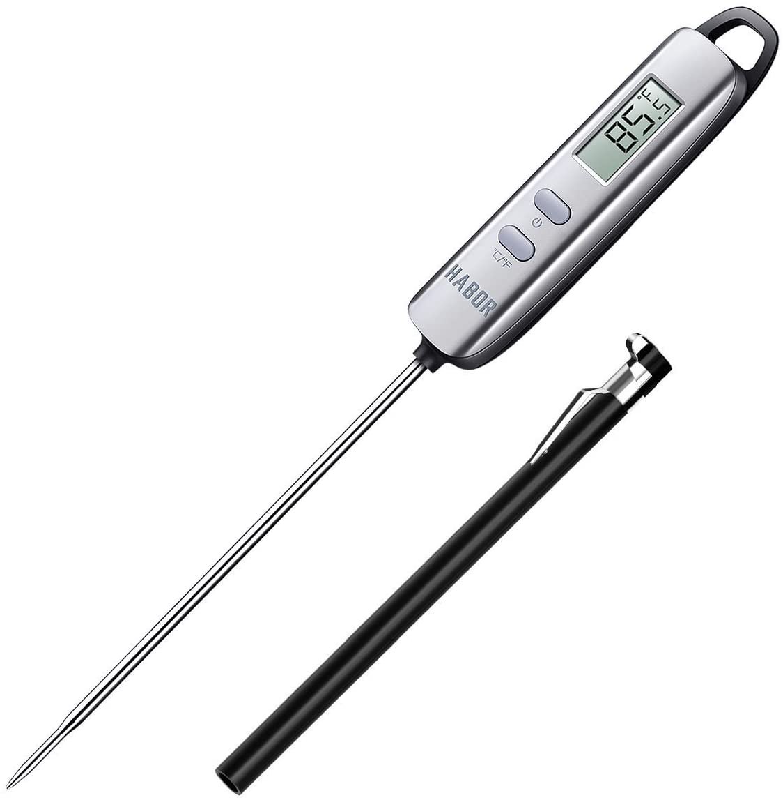 Habor Meat Thermometer Instant Read Thermometer Digital  Thermometer Kitchen Thermometer Long Probe
