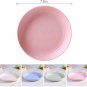 4 PACK Lightweight Wheat Straw Plates 7.8' Unbreakable Dinner Plates