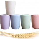 Choary Eco-friendly Unbreakable Reusable Drinking Cup for Adult(12 OZ) Set 5-Multicolor