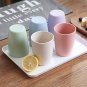 Choary Eco-friendly Unbreakable Reusable Drinking Cup for Adult(12 OZ) Set 5-Multicolor