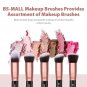 BS-MALL Makeup Brushes Premium Synthetic 14 Pcs Brush Set, Rose Golden