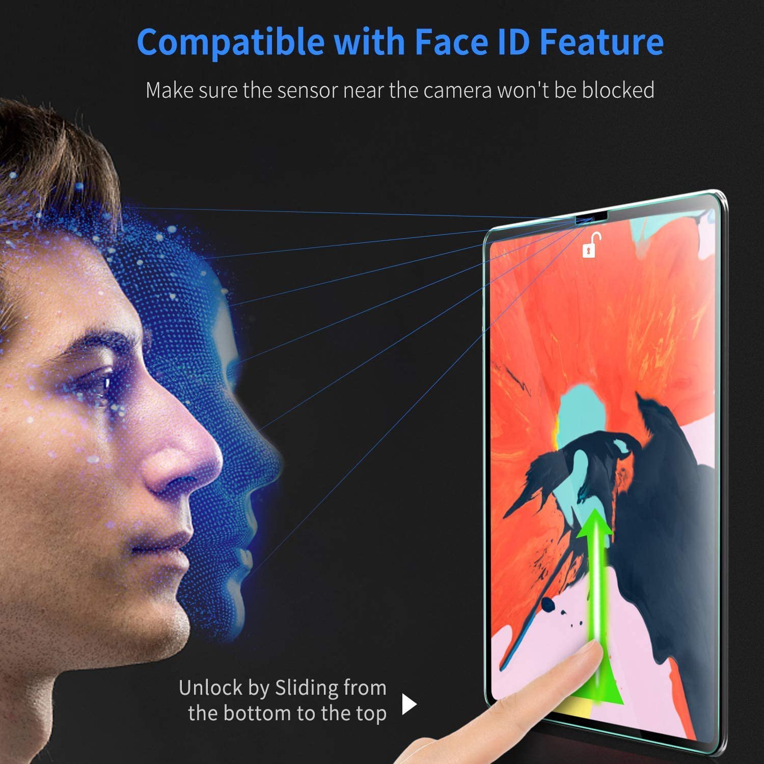 (2pack) Paperlike Screen Protector for ipad pro 12.9Inch Compatible