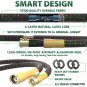 Garden Hose Expandable 4 Layers Latex Extra Strong Brass Connectors Durable Zinc Spray Nozzle 50Feet