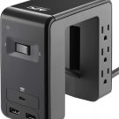 APC Desk Mount Power Station PE6U21, U-Shaped Surge Protector, (3)USB, Desk Clamp, 6 Outlet, 1080J