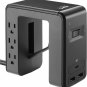 APC Desk Mount Power Station PE6U21, U-Shaped Surge Protector, (3)USB, Desk Clamp, 6 Outlet, 1080J