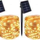 AMIR Solar Powered String Lights, Mini 100 LED Copper Wire Lights, Waterproof Starry String Lights