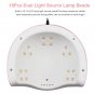 UV LED Nail Lamp 54W Professional Nail Dryer Gel Polish Light with 3 Timer Setting