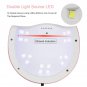 UV LED Nail Lamp 54W Professional Nail Dryer Gel Polish Light with 3 Timer Setting