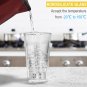 Enindel Double Wall Insulate Glass Tea Cup with Infuser and Lid, Tumbler, Clear, 14 OZ