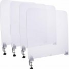 4 Pack. Desk Divider, Office Partition, Sneeze Shield. 22" x 22", Frosted