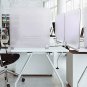4 Pack. Desk Divider, Office Partition, Sneeze Shield. 22" x 22", Frosted