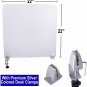 4 Pack. Desk Divider, Office Partition, Sneeze Shield. 22" x 22", Frosted