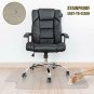 Kuyal Chair Mat, 2MM Rolling Mat for 36" X 48" with Lip, Transparent