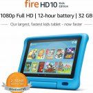 Fire HD 10 Kids Edition Tablet – 10.1” 1080p full display, 32 GB, Blue