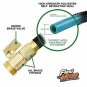 Flexi Hose with 8 Function Nozzle, Lightweight Expandable Garden 50ft, Black