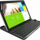 ZAGG Cover Fit Case with Bluetooth Keyboard for Samsung 12.2 Inch Black