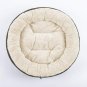 Love's cabin Round Donut Cat and Dog Cushion Bed, 20in Pet Donut, Dark Grey