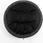 Love's cabin Round Donut Cat and Dog Cushion Bed, 20in Pet Donut, Dark Grey