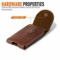Belt Clip Holster Pouch Hengwin Genuine Leather Phone Case with Brown