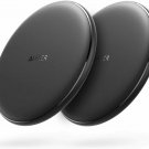 Anker Wireless Charger, 2 Pack PowerWave Pad, Qi-Certified, 7.5W for iPhone...