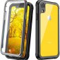 Justcool Compatible with iPhone XR Case, Built-in Screen Protector Black