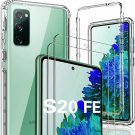 GESMA Case Compatible with Samsung Galaxy S20 FE 5G, [1 Case+2 Screen Clear