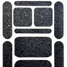 Dragon Grips cell phone grip tape sticker set 13pc black rubber tape...