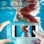 Pack Waterproof Phone Case Universal Cellphone Dry Bag Pouch for Blue 2 pack