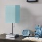 Table Lamp with Outlet Charging Square With Outlets(lake Green)