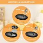 Key Finder, Esky Wireless RF Item 1 Transmitter with 4 Receivers, Black