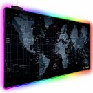 Extended RGB Gaming Mouse Pad, Extra Large 31.5'' x 15.7'' x 0.16", Map