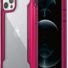 Raptic Shield Case Compatible with iPhone 12 & 12 Pro Cranberry