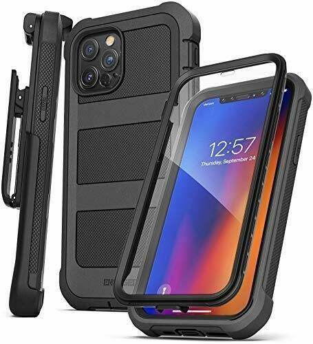 Encased BallisticShield Protective Case Designed for iPhone 12 Pro with Black