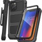 Encased BallisticShield Protective Case Designed for iPhone 12 Pro with Black