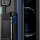 Raptic Shield Wallet Case, Compatible with iPhone 12 Pro Max – Iridescent